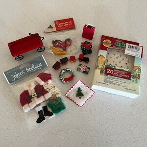 Dollhouse Christmas set
